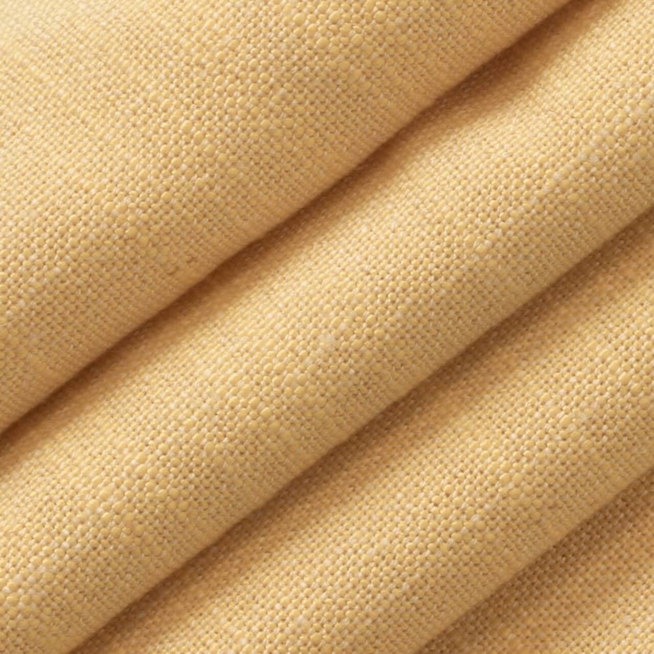 Yellow OEKA-TEX Standard 100 Certified Plain Linen Blend Upholstery Fabric by The Yard - SKU: Ross Canary